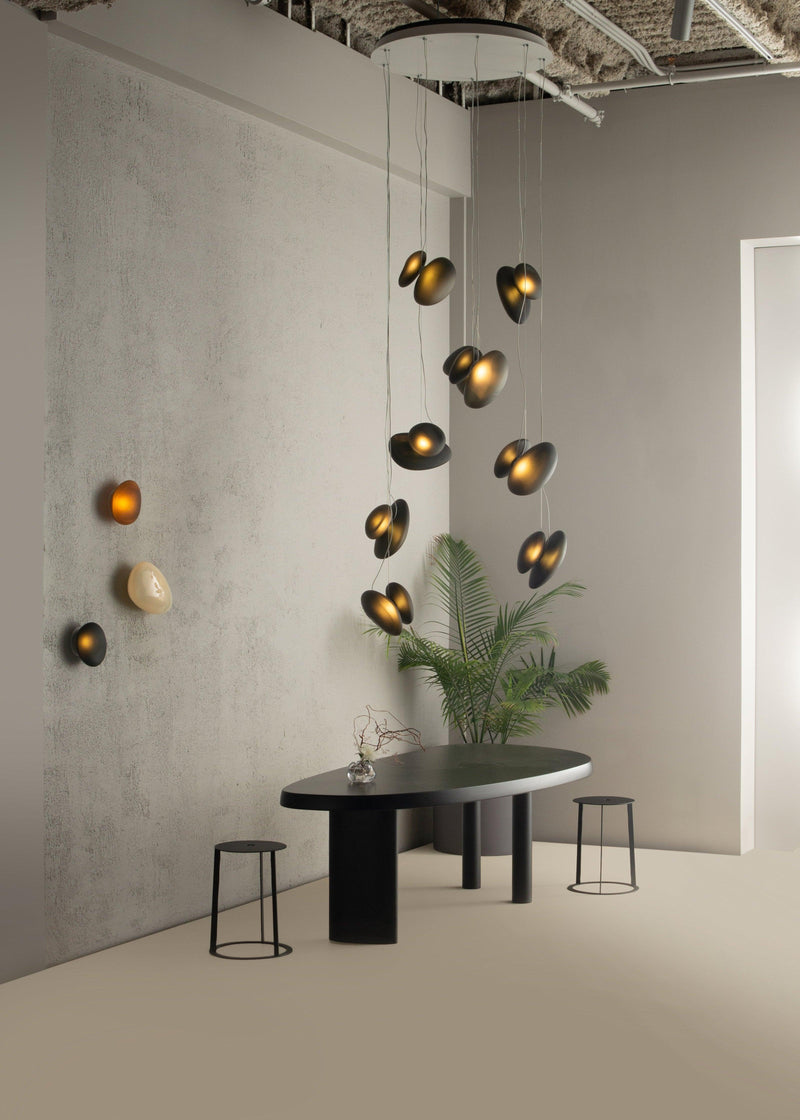 A-N-D - Pebble 3-P Chandelier - sarto Tailored Interiors Group