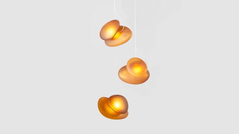 A-N-D - Pebble 3-P Chandelier - sarto Tailored Interiors Group