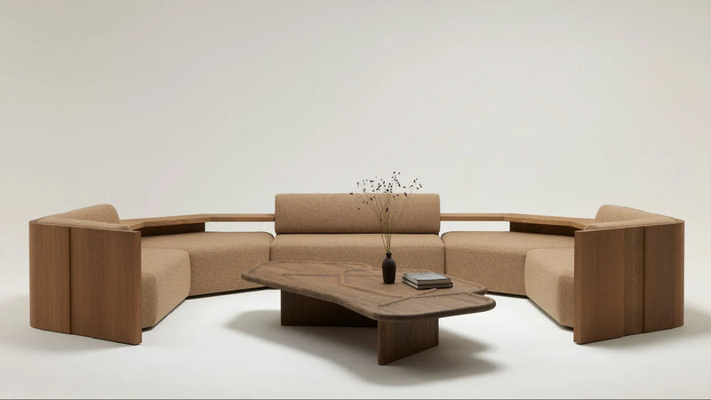 Delcourt Collection - EKO modular Sofa | Holz - sarto Tailored Interiors Group