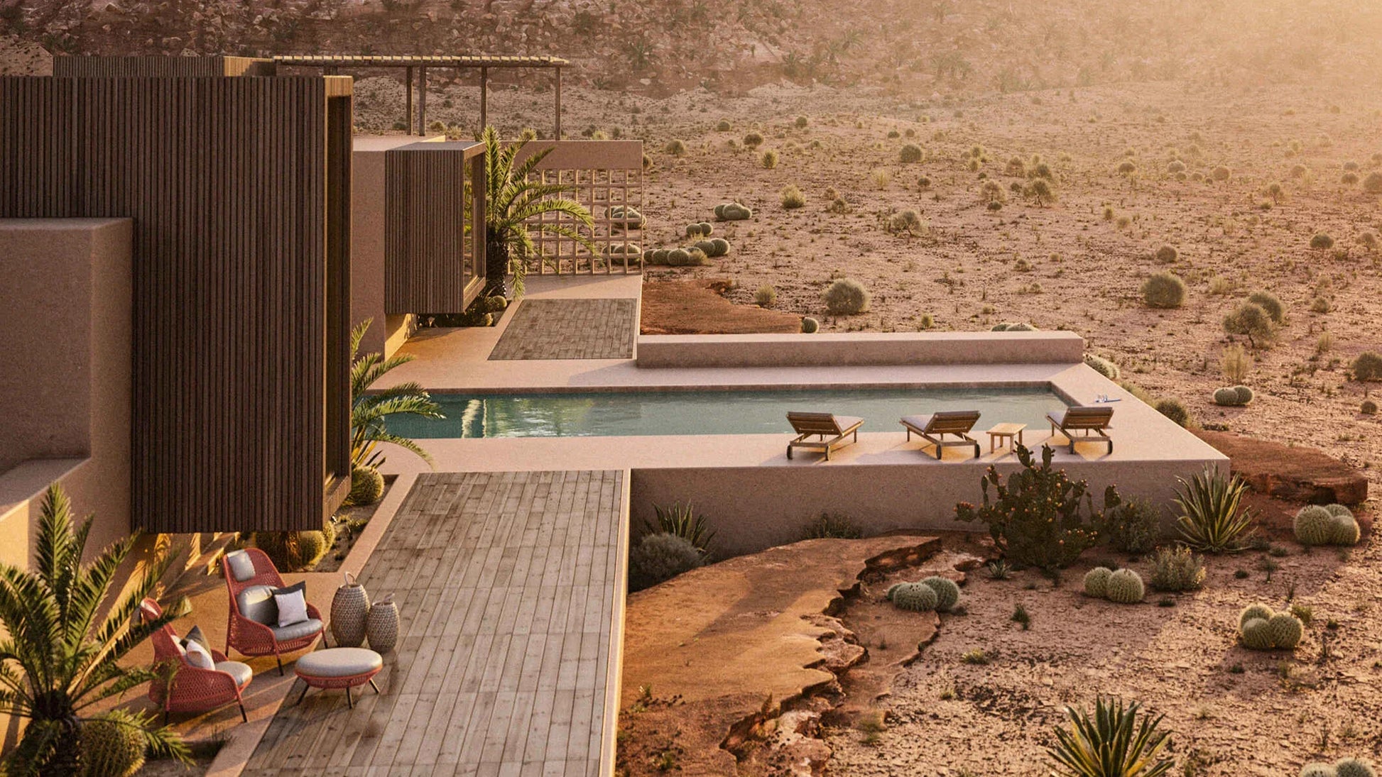 Dedon - Ahnda Outdoor Hochlehner | Mit Sitz- und Rückenkissen - Gartensessel - Sarto Group