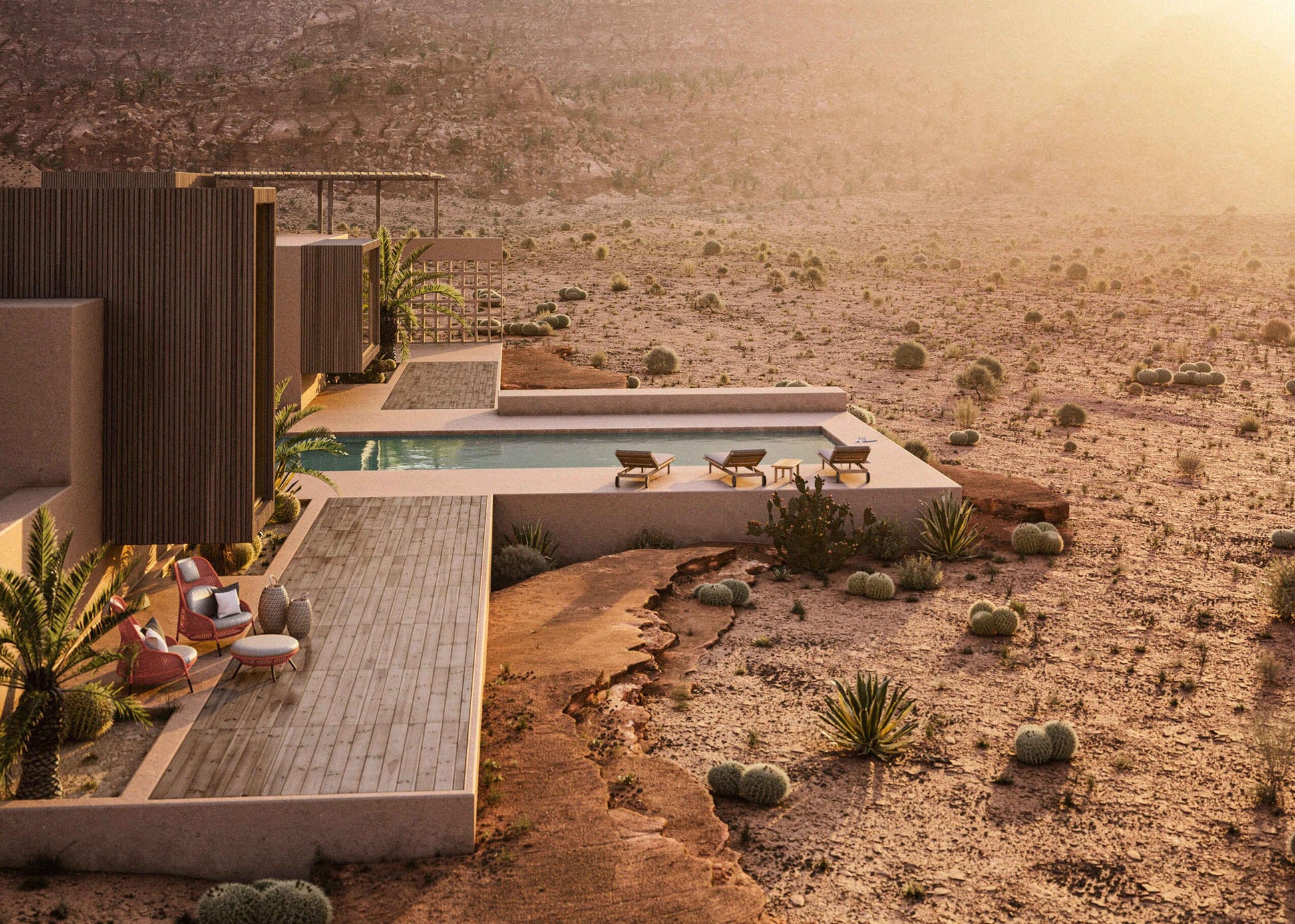 Dedon - Ahnda Outdoor Hocker - Gartenhocker - Sarto Group
