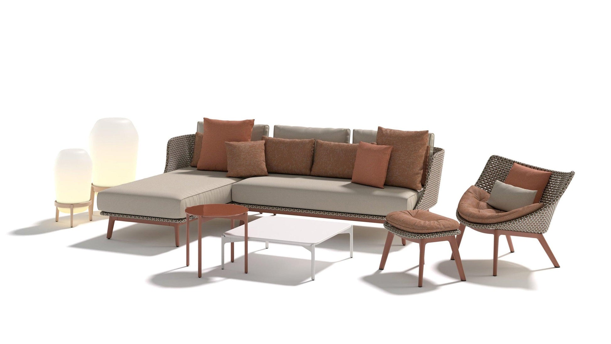 Dedon - Izon Beistelltisch | quadratisch - Gartentische - Sarto Group