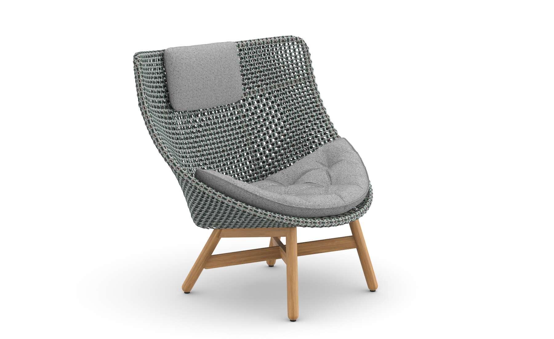 Dedon - Mbrace Wing Chair Hochlehner mit Polsterauflage - Gartensessel - Sarto Group