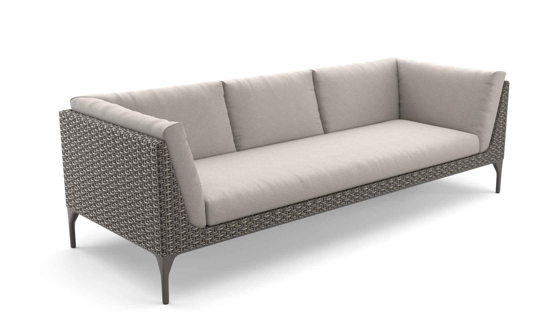 Dedon - Mu 4-Sitzer Sofa mit Polstern - Gartensofas - Sarto Group