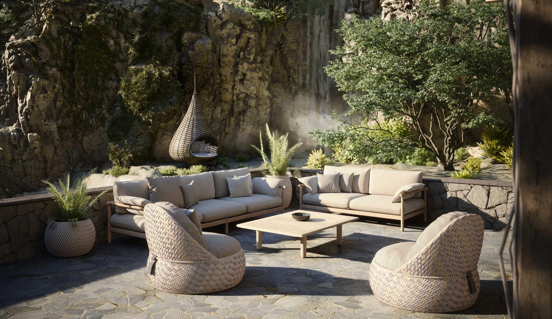Dedon - Nestrest Stehende Lounge - Gartensessel - Sarto Group