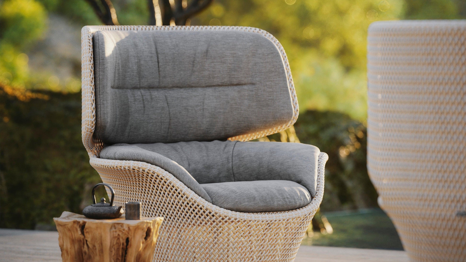 Dedon - Seashell Grand Sessel Hochlehner - Gartensessel - Sarto Group
