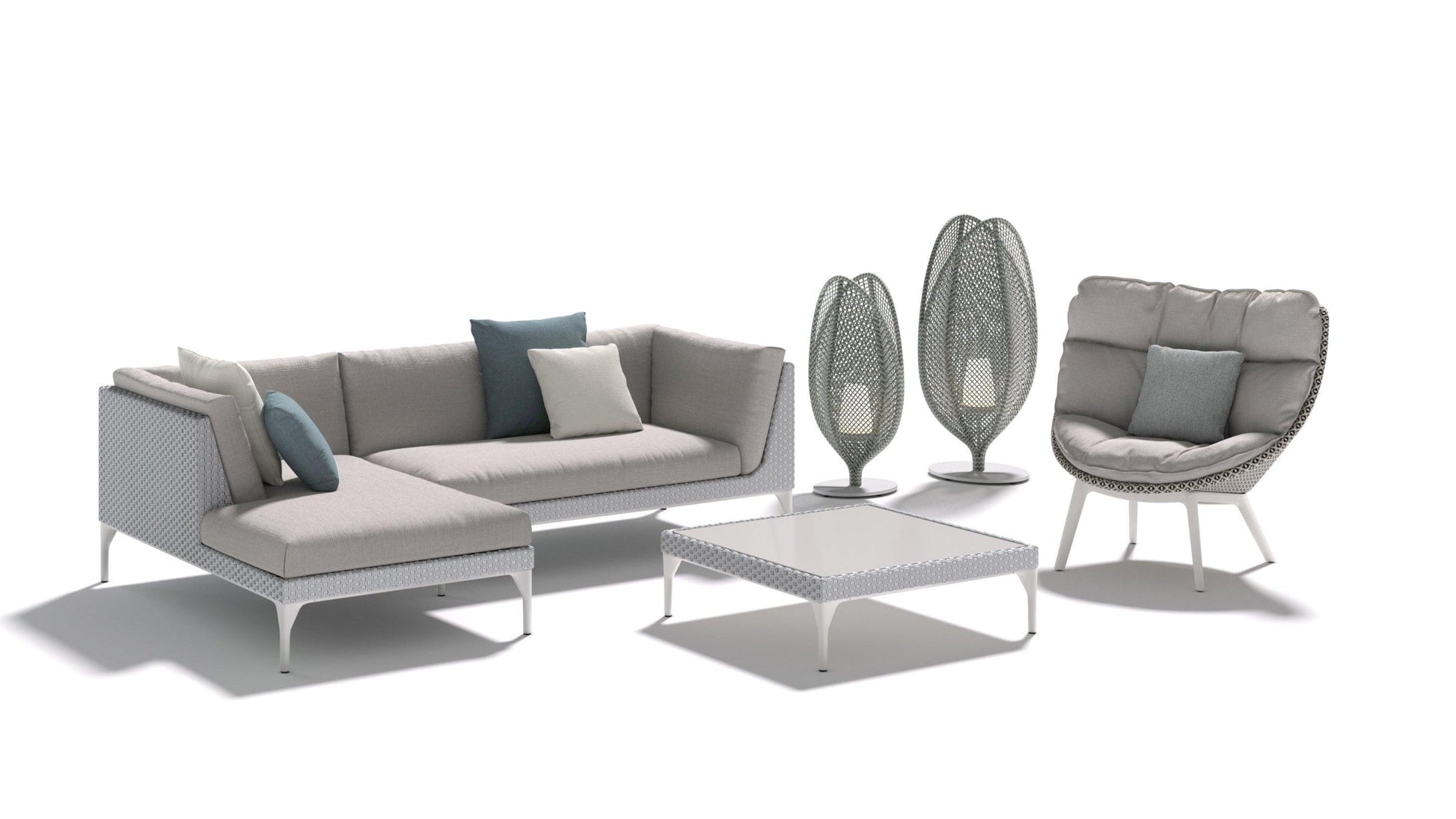 Dedon - Mu Daybed Rechts - Gartensofas - Sarto Group