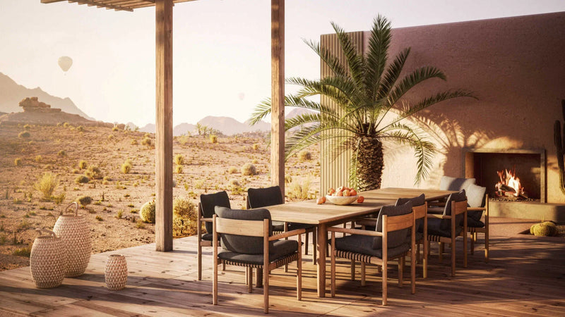 Dedon - Tibbo Outdoor Esstisch - sarto Tailored Interiors Group