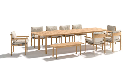 Dedon - Tibbo Outdoor Bank - Gartenbänke - Sarto Group