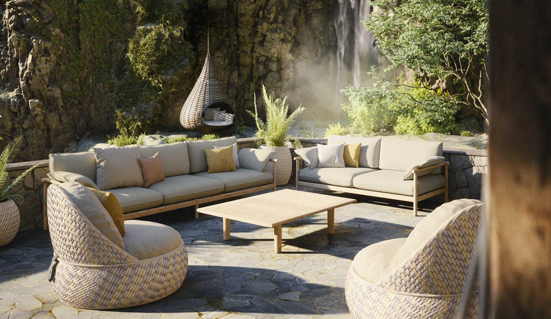 Dedon - Tibbo Outdoor Kaffeetisch - sarto Tailored Interiors Group