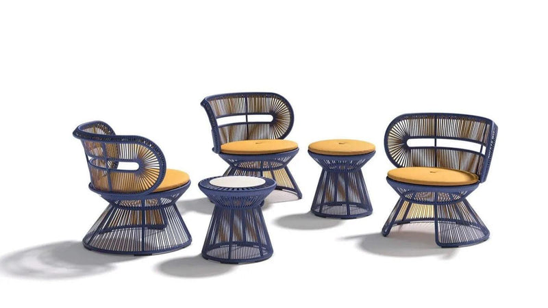 Dedon - Cirql Nu Hocker - sarto Tailored Interiors Group