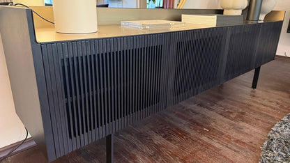 Punt Stockholm Sideboard schwarz bronze