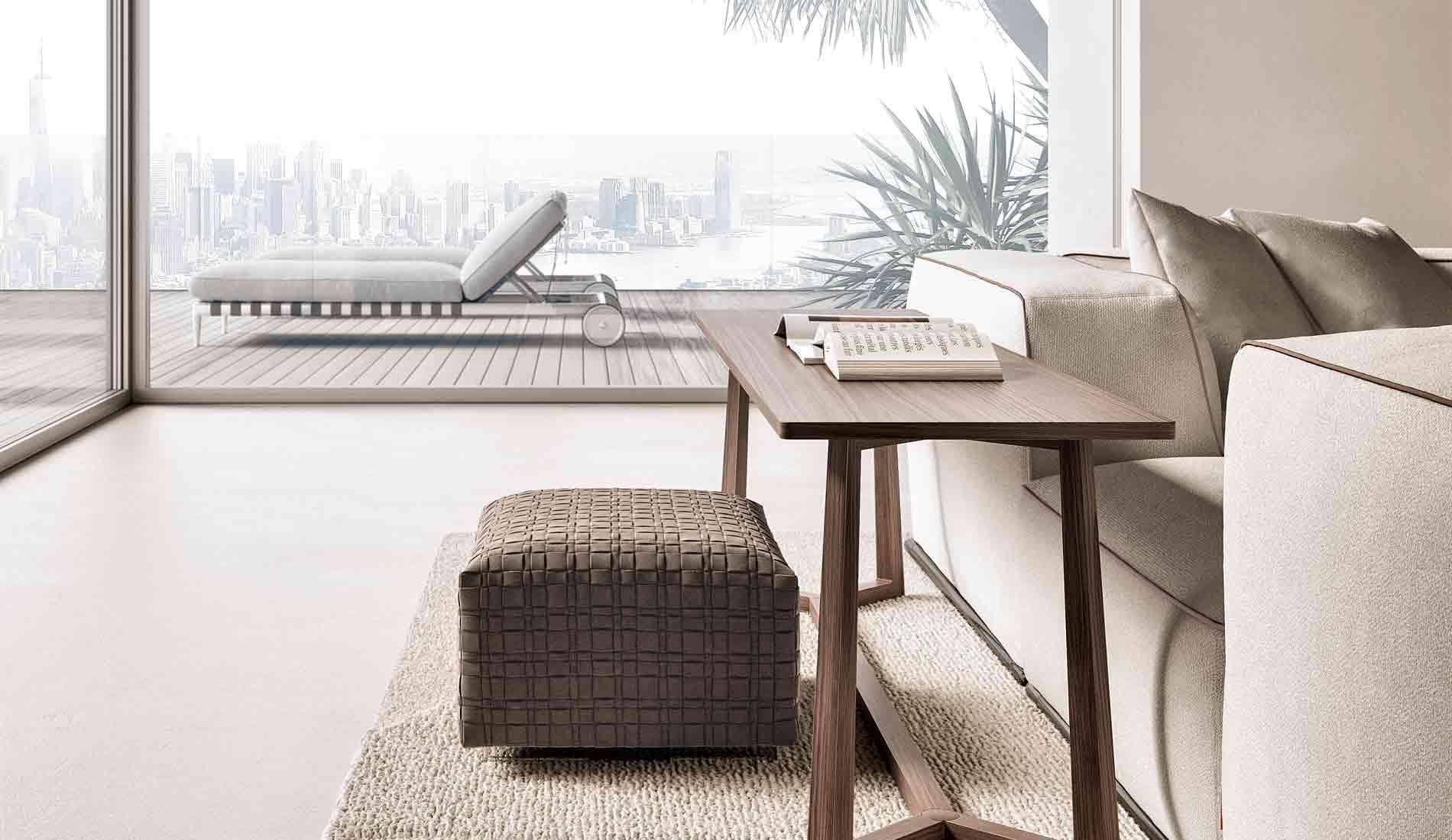 Flexform - Bangkok Pouf - Poufs - Sarto Group
