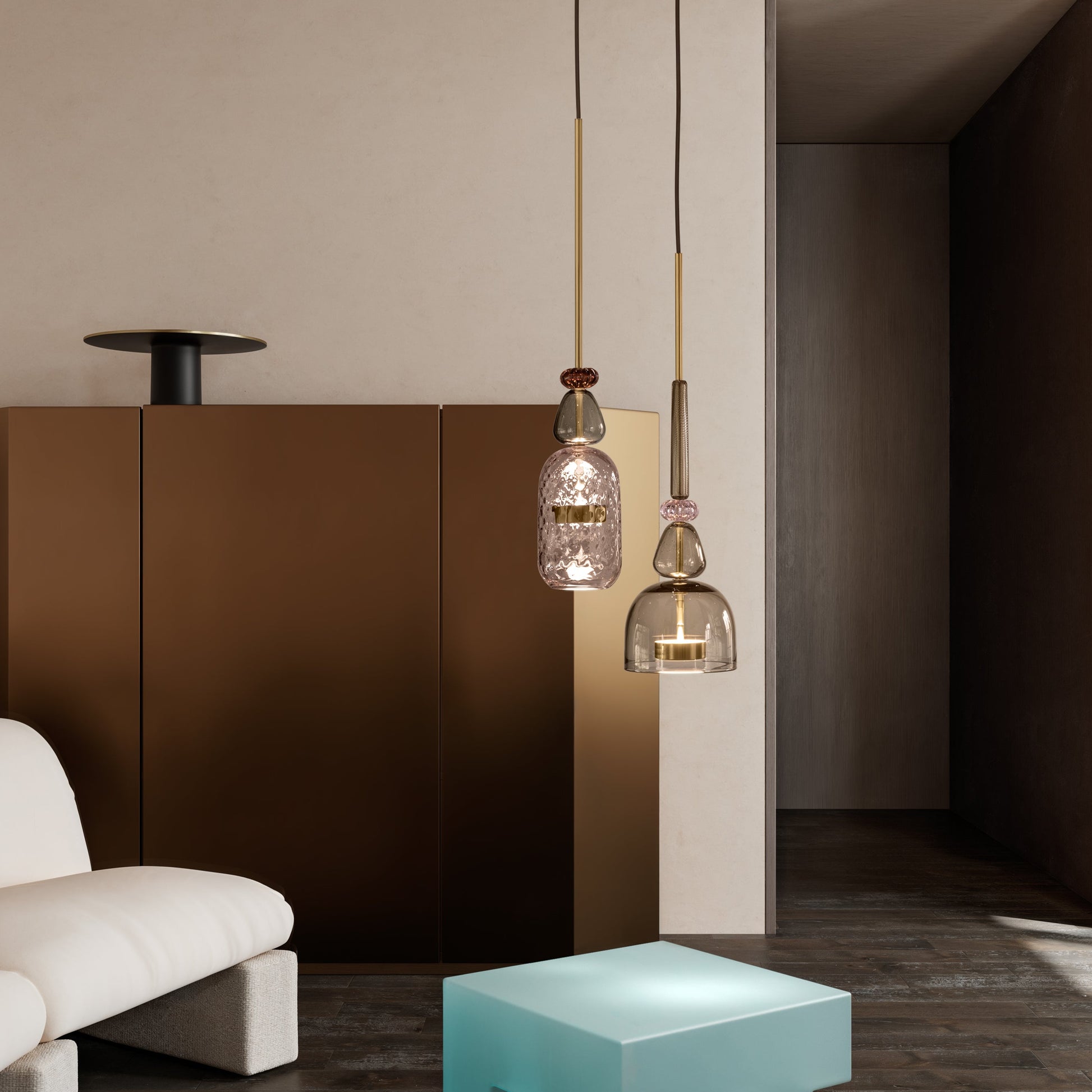 Giopato & Coombes - Flauti 21 Rose Hängeleuchte - sarto Group