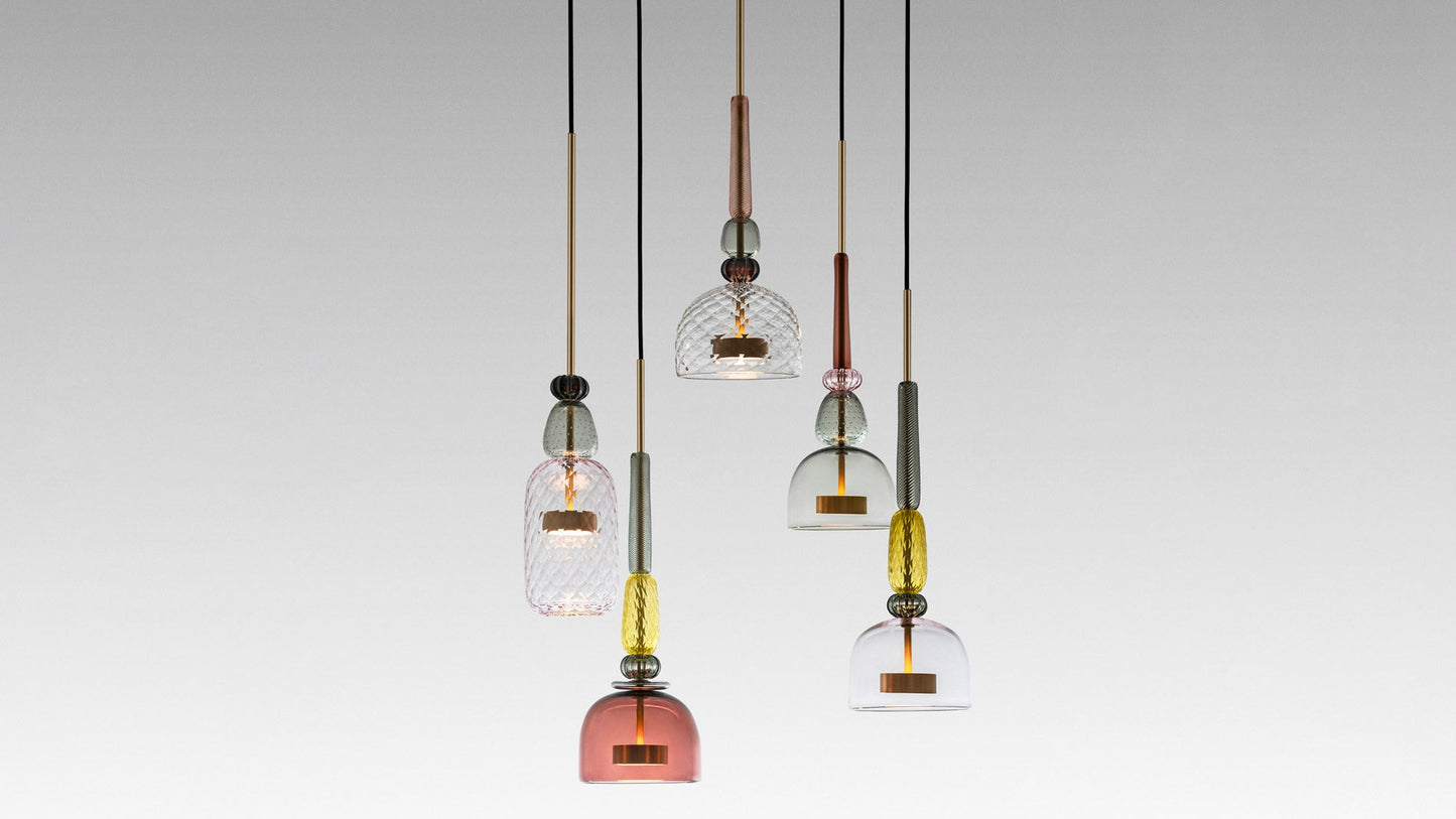 Giopato & Coombes - Flauti 51 Rose Hängeleuchte - sarto Group