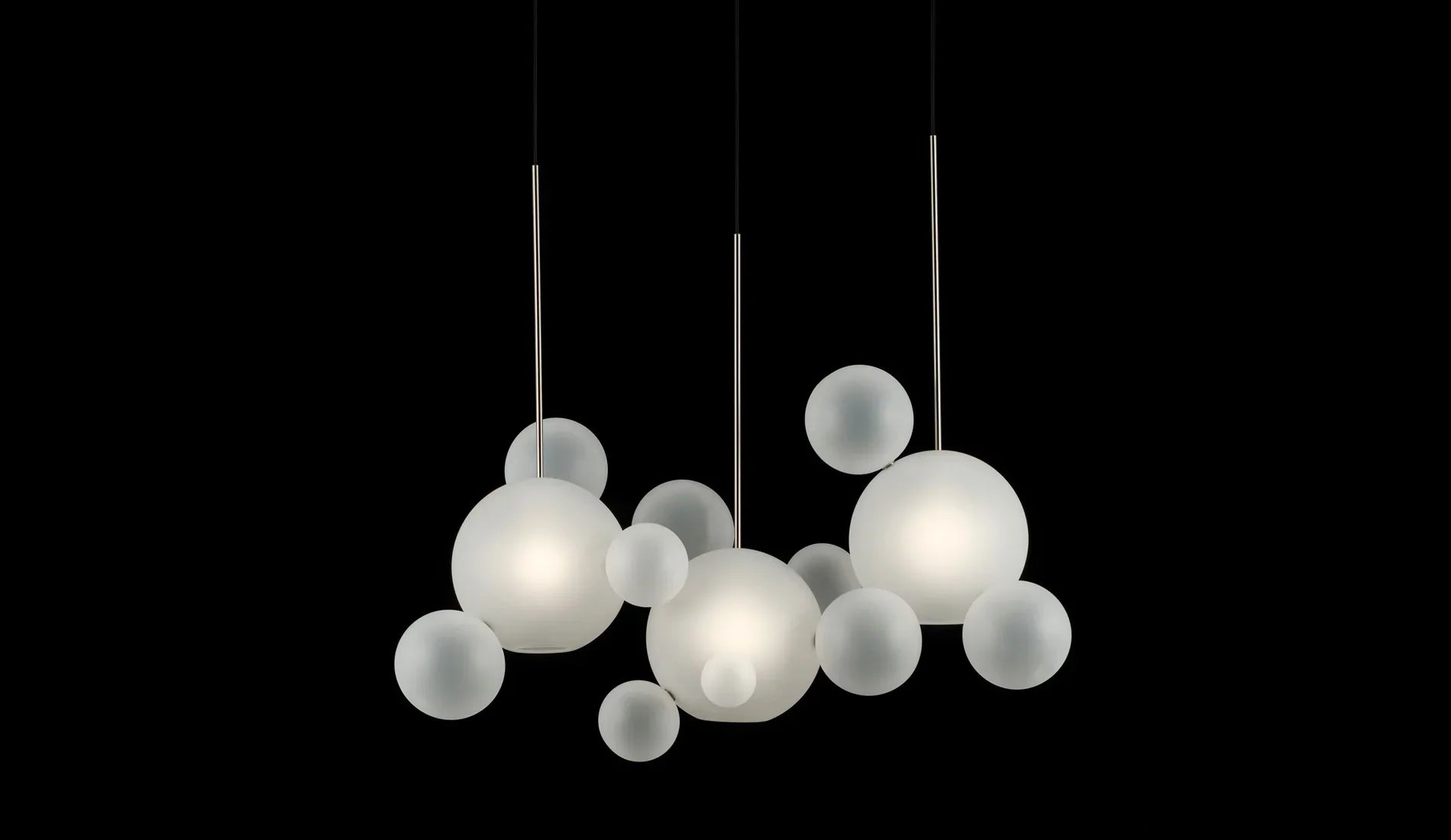 Giopato & Coombes - Bolle Frosted Linear Serie - Hängeleuchten - Sarto Group