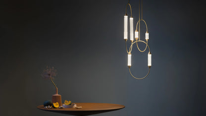 Giopato & Coombes - Cirque Chandelier Weave - Hängeleuchten - Sarto Group