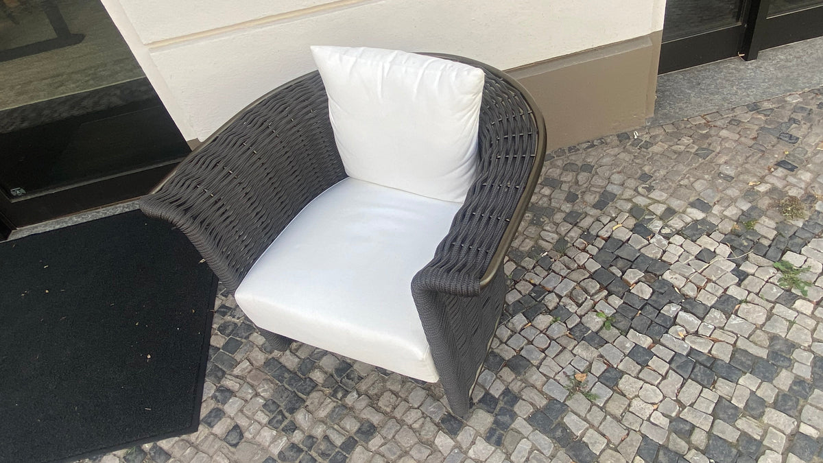 Rugiano Marina Sessel Outdoor inkl. Regencover