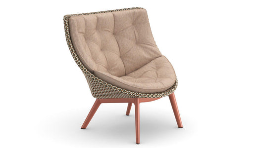 Dedon - Mbrace Alu Wing Chair Hochlehner mit Polsterauflage - Gartensessel - Sarto Group