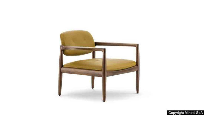 Minotti - Yoko Sessel mit Fußhocker - sarto Tailored Interiors Group