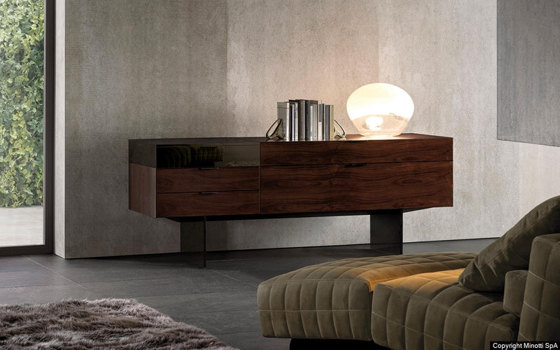 Minotti - Superblocks Lowboard - sarto Tailored Interiors Group