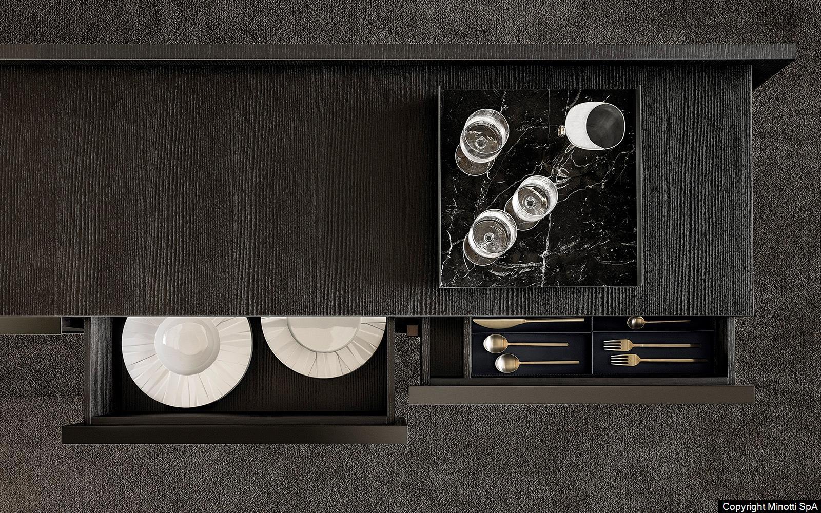 Minotti - Superquadra Sideboard - Sideboards - Sarto Group