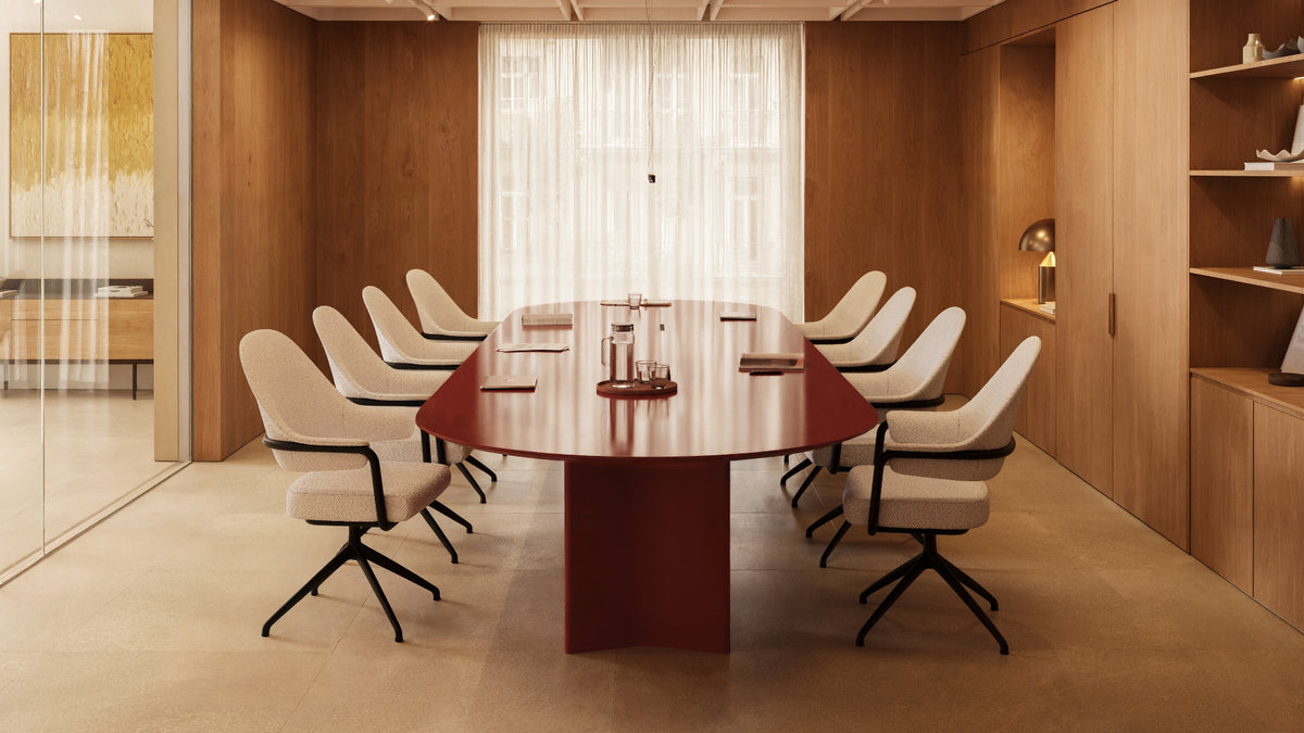 Punt Column Table 300 red