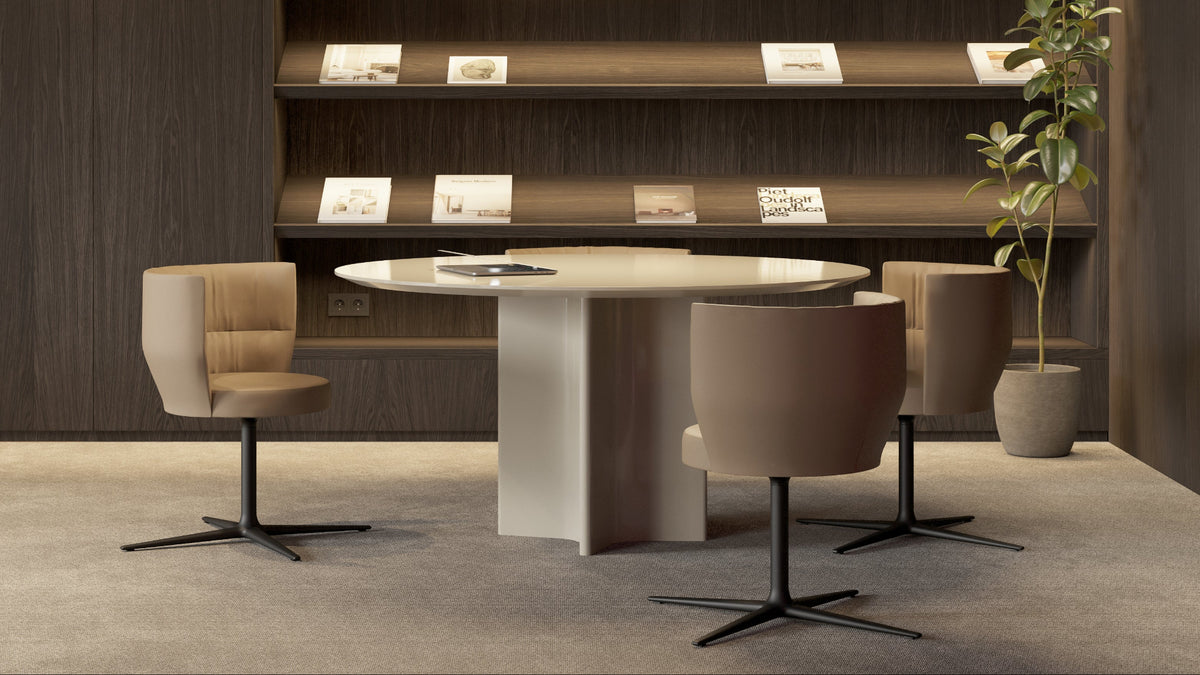 Punt Column Table 150 warm stone
