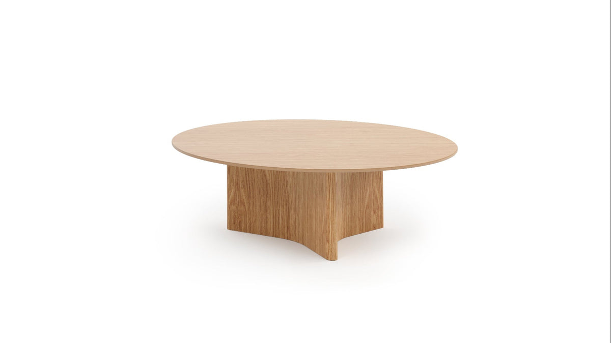 Punt Column Coffee Table 9030 oak supermatt