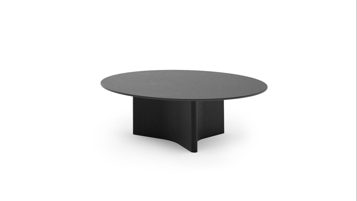 Punt Column Coffee Table 9030 ebony oak