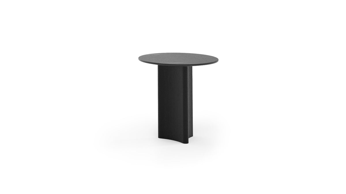 Punt Column Coffee Table 45x45 ebony oak