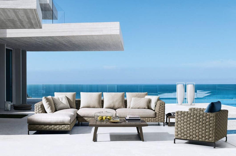 B&B Italia - Ray Outdoor Natural Sessel - sarto Tailored Interiors Group