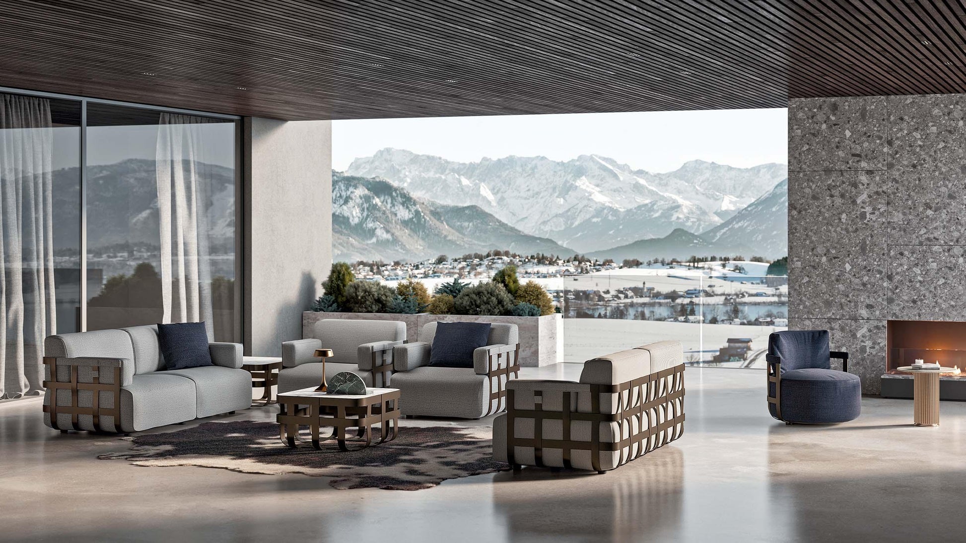 Rugiano - Dafne Outdoor Sofa - Gartensofas - Sarto Group