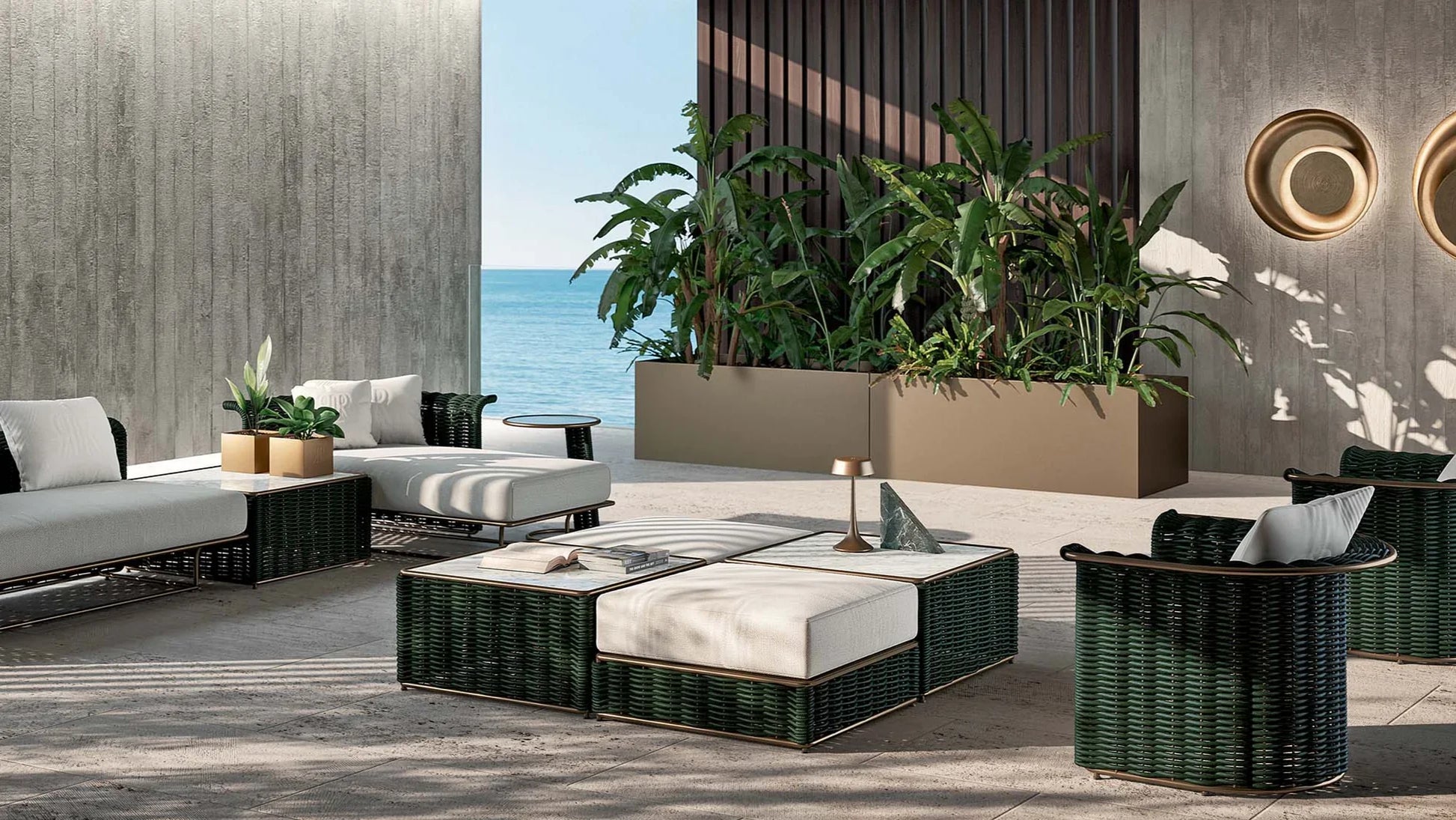 Rugiano - Marina Outdoor Pouf - Gartenhocker - Sarto Group