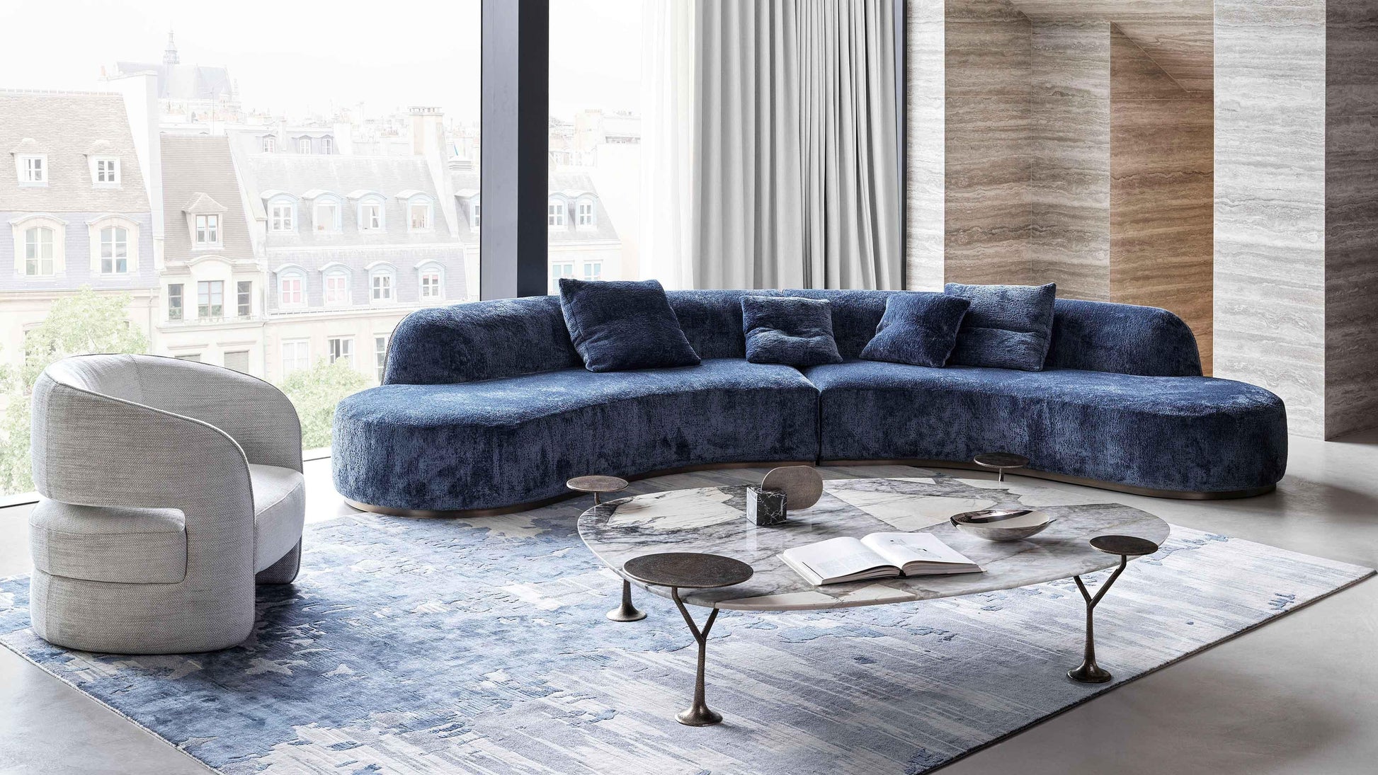 Rugiano - Pierre Sofa - Sofas - Sarto Group