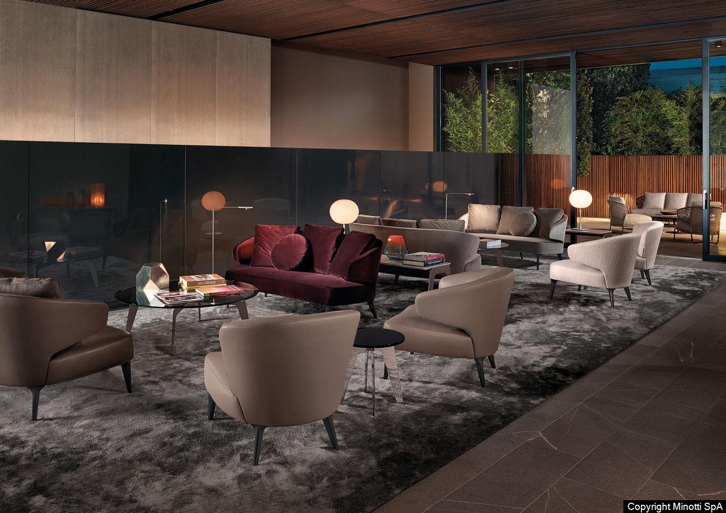 Minotti - Aston Armlehnen Sessel - Sessel - Sarto Group
