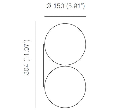 Michael Anastassiades - Michael Anastassiades BAC Double Wandleuchte - Wandleuchten - Sarto Group