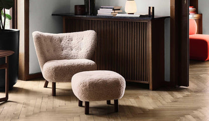 &Tradition - &tradition Little Petra VB1 Lounge Sessel | Schaffell - Sessel - Sarto Group