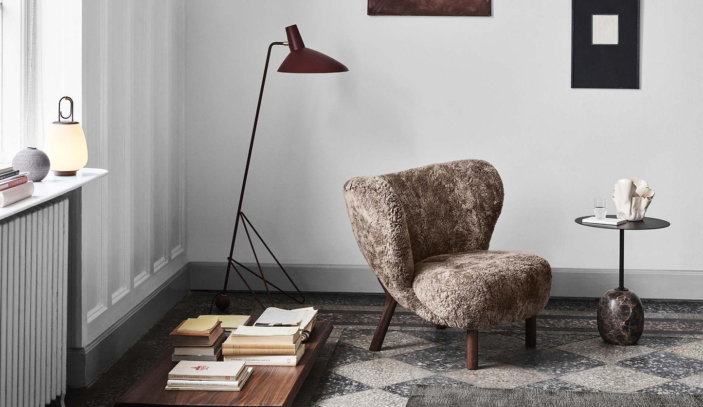 &Tradition - &tradition Little Petra VB1 Lounge Sessel | Schaffell - Sessel - Sarto Group