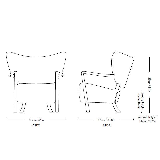 &Tradition - &tradition Wulff ATD2 Loungesessel - Sessel - Sarto Group