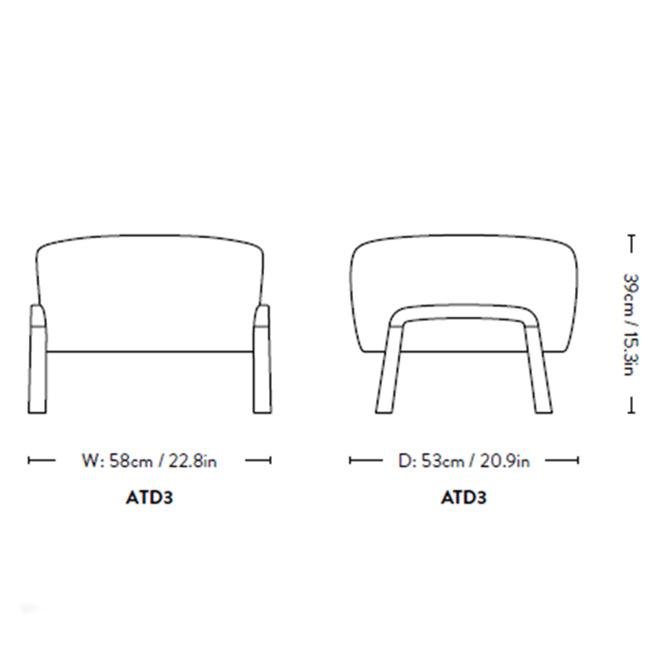 &Tradition - &tradition Wulff ATD3 Hocker - Hocker - Sarto Group