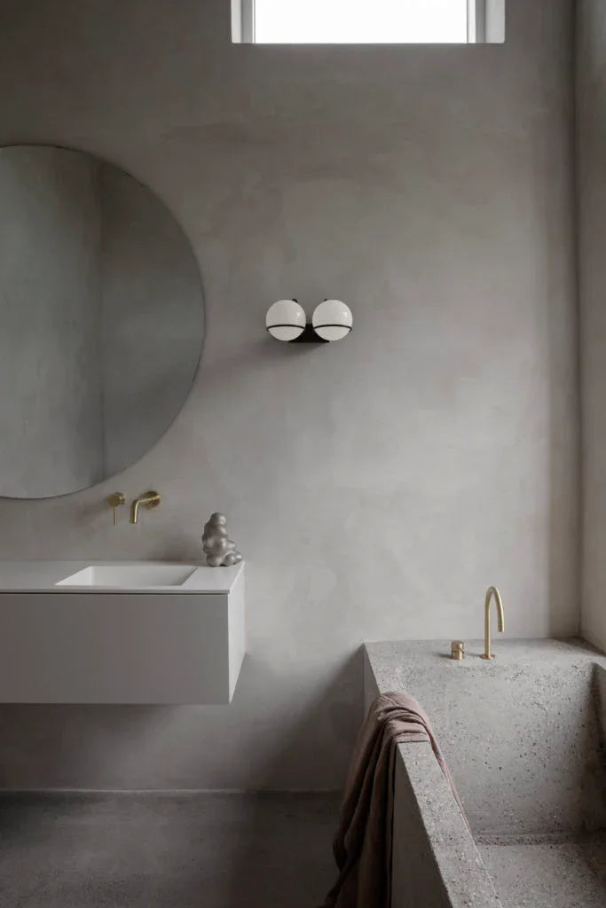 Astep - Astep Le Sfere Model 237/2 Wandleuchte | Schwarz - sarto Tailored Interiors Group