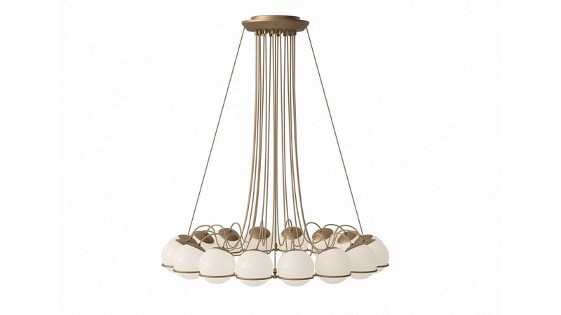 Astep - Astep Le Sfere Model 2109/16/14 Hängeleuchte | Champagner - sarto Tailored Interiors Group