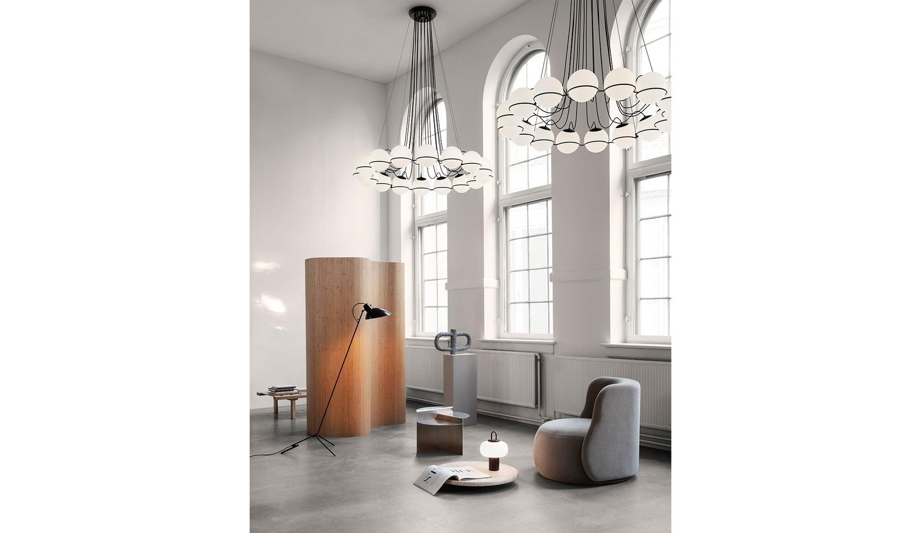 Astep - Astep Le Sfere Model 2109/16/20 Hängeleuchte | Schwarz - Hängeleuchten - Sarto Group