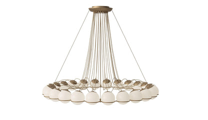 Astep - Astep Le Sfere Model 2109/24/14 Hängeleuchte | Champagner - Hängeleuchten - Sarto Group