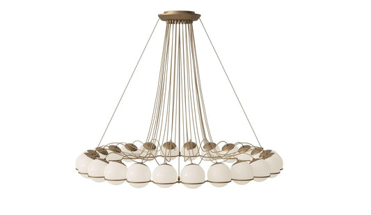 Astep - Astep Le Sfere Model 2109/24/14 Hängeleuchte | Champagner - Hängeleuchten - Sarto Group