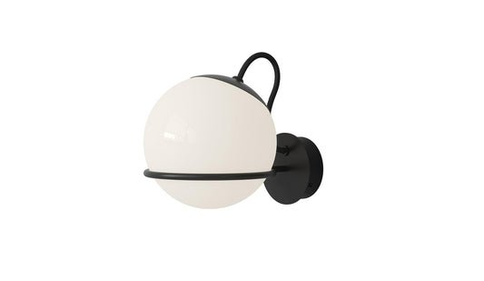 Astep - Astep Le Sfere Model 237/1 Wandleuchte | Schwarz - Wandleuchten - Sarto Group