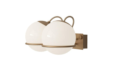Astep - Astep Le Sfere Model 237/2 Wandleuchte | Champagner - sarto Tailored Interiors Group