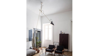 Astep - Astep VV Cinquanta Deckenleuchte | Halterung Messing - Deckenleuchten - Sarto Group