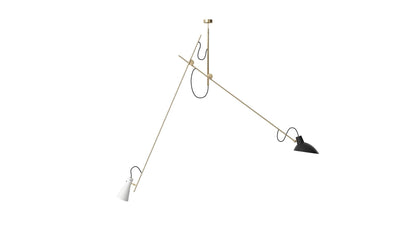 Astep - Astep VV Cinquanta Deckenleuchte | Halterung Messing - Deckenleuchten - Sarto Group